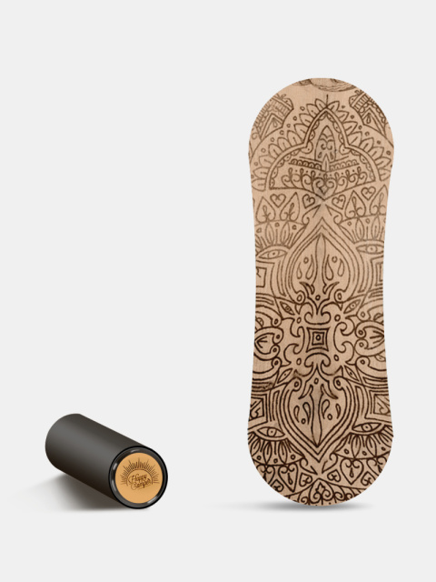 PRODUKT PRZYKŁADOWY: TRICKBOARD L WARRIOR TOTEM Z CZARNYM WAŁKIEM, DO BALANSOWNIA