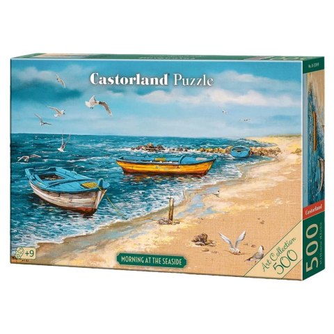 PUZZLE UKŁADANKA 500 ELEMENTÓW PORANEK NAD MORZEM 47 X 33 CM CASTORLAND