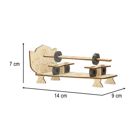 ZESTAW EDUKACYJNY DO EKSPERYMENTÓW NAUKOWYCH MAGNETYCZNYCH DIY 4W1