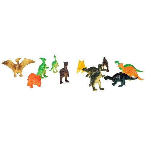 FIGURKI ZWIERZĘTA MORSKIE DZIKIE ZAGRODOWE DINOZAURY ZESTAW MIX 48SZTUK