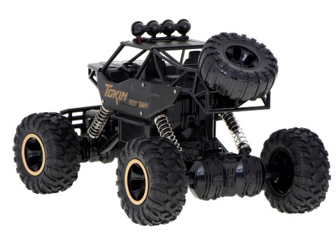 SAMOCHÓD ZDALNIE STEROWANY NA PILOTA RC ROCK CRAWLER 1:12 4WD METAL CZARNY