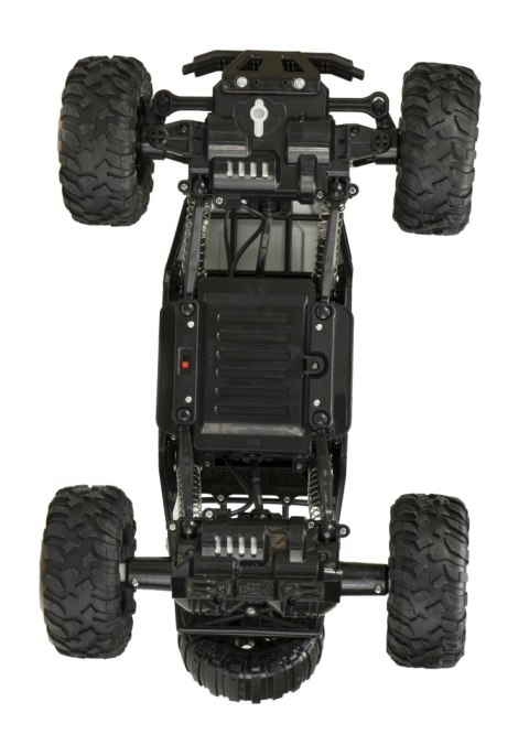 SAMOCHÓD ZDALNIE STEROWANY NA PILOTA RC ROCK CRAWLER 1:12 4WD METAL SREBRNY