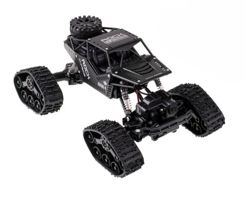 SAMOCHÓD ZDALNIE STEROWANY NA PILOTA RC ROCK CRAWLER 4X4 LHC012 AUTO 2W1 CZARNY