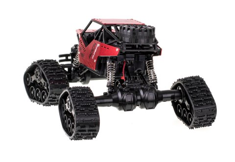 SAMOCHÓD ZDALNIE STEROWANY NA PILOTA RC ROCK CRAWLER 4X4 LHC012 AUTO 2W1 CZERWONY