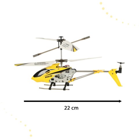 HELIKOPTER ZDALNIE STEROWANY NA PILOTA RC SYMA S107H 2.4GHZ RTF ŻÓŁTY