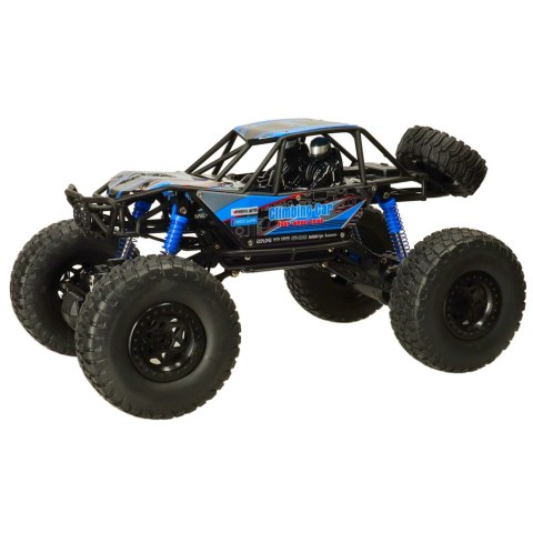 SAMOCHÓD ZDALNIE STEROWANY NA PILOTA RC CRAWLER CLIMBING CAR 1:10 4WD 48CM NIEBIESKI