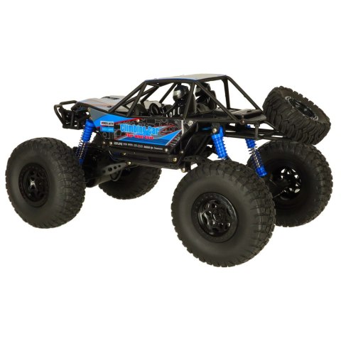 SAMOCHÓD ZDALNIE STEROWANY NA PILOTA RC CRAWLER CLIMBING CAR 1:10 4WD 48CM NIEBIESKI