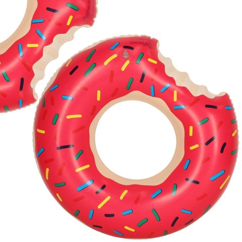 KÓŁKO DO PŁYWANIA KOŁO DMUCHANE DONUT RÓŻOWE 50CM MAX 20KG 3-6LAT