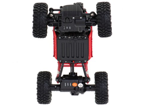 SAMOCHÓD ZDALNIE STEROWANY NA PILOTA RC ROCK CRAWLER HB 2,4GHZ 1:18 CZERWONY