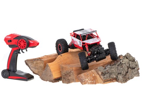 SAMOCHÓD ZDALNIE STEROWANY NA PILOTA RC ROCK CRAWLER HB 2,4GHZ 1:18 CZERWONY