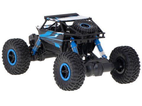 SAMOCHÓD ZDALNIE STEROWANY NA PILOTA RC ROCK CRAWLER HB 2,4GHZ 1:18 NIEBIESKI