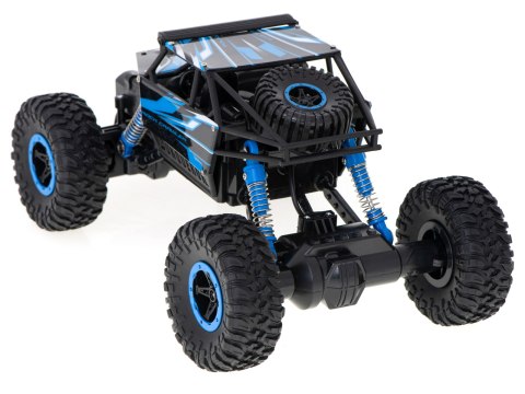 SAMOCHÓD ZDALNIE STEROWANY NA PILOTA RC ROCK CRAWLER HB 2,4GHZ 1:18 NIEBIESKI