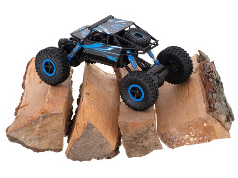 SAMOCHÓD ZDALNIE STEROWANY NA PILOTA RC ROCK CRAWLER HB 2,4GHZ 1:18 NIEBIESKI