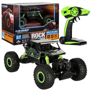 SAMOCHÓD ZDALNIE STEROWANY NA PILOTA RC ROCK CRAWLER HB 2,4GHZ 1:18 ZIELONY