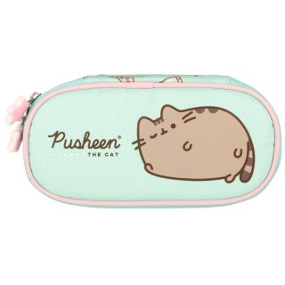 Piórnik szkolny jednokomorowy Pusheen miętowy