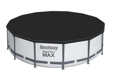 Basen stelażowy Steel Pro MAX 427x122 Szary 14FT BESTWAY 5w1 + Akcesoria