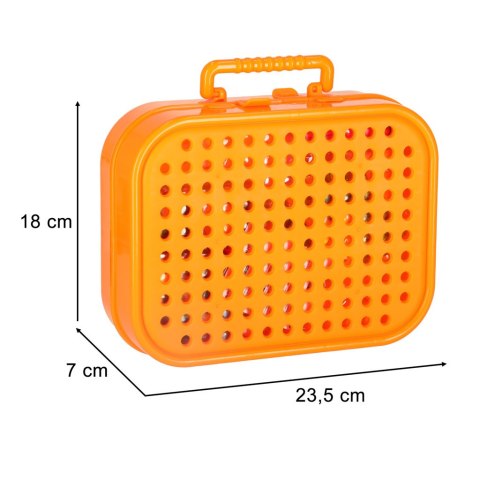 KLOCKI KONSTRUKCYJNE UKŁADANKA W WALIZCE KREATYWNA MOZAIKA + WKRĘTARKA KOSMOS