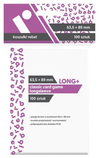 Koszulki CCG Longsleeve 63,5x89 (100szt) REBEL