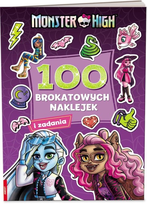 Monster High. 100 brokatowych naklejek