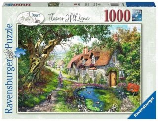 Puzzle 1000 Droga wśród wzgórza kwiatów