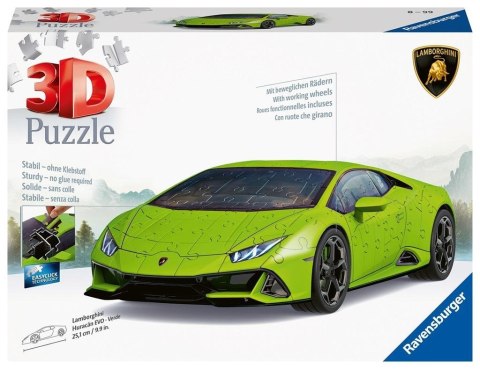 Puzzle 3D Lamborghini Huracn Evo verde