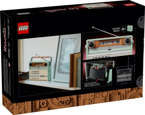 LEGO 10334 ICONS Radio w stylu retro