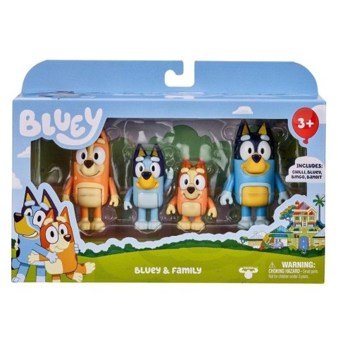 Bluey Figurki Rodzinka 4 szt.