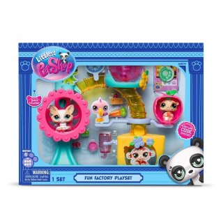 Littlest Pet Shop Zestaw Fabryka zabawy 2 figurki