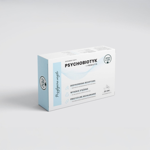 PSYCHOBIOTYK + PREBIOTYK, ŻYWE PROBIOTYKI - POZYTYWNE MYŚLI