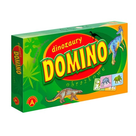 ALEXANDER DOMINO- DINOZAURY GRA EDUKACYJNA 4+