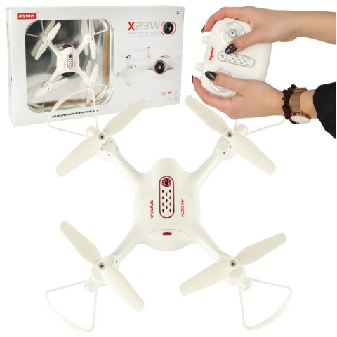 DRON RC SYMA X23W KAMERA FPV WIFI 2.4GHZ 4CH BIAŁY