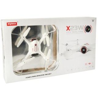 DRON RC SYMA X23W KAMERA FPV WIFI 2.4GHZ 4CH BIAŁY