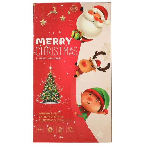 LAMPKI LED WISZĄCA DEKORACJA ŚWIĄTECZNA MERRY CHRISTMAS 45CM