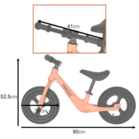 ROWEREK BIEGOWY TRIKE FIX ACTIVE X2 POMARAŃCZOWY