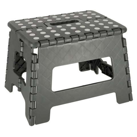 STOŁEK TABORET SKŁADANY ANTYPOŚLIZGOWY 22CM CIEMNY SZARY STOŁEK TABORET SKŁADANY ANTYPOŚLIZGOWY 22CM CIEMNY SZARY