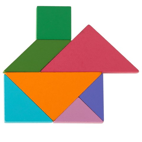 TANGRAM KSIĄŻECZKA MAGNETYCZNA UKŁADANKA KLOCKI 3D