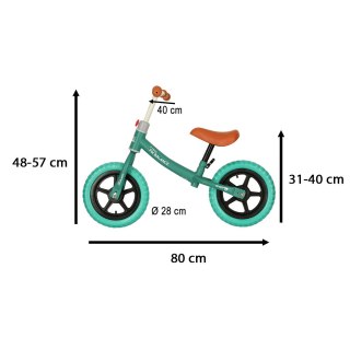 ROWEREK BIEGOWY TRIKE FIX BALANCE ULTRA LEKKI 1,8KG TURKUSOWY