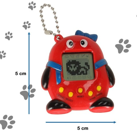 TAMAGOTCHI GRA ELEKTRONICZNA DLA DZIECI CZERWONE