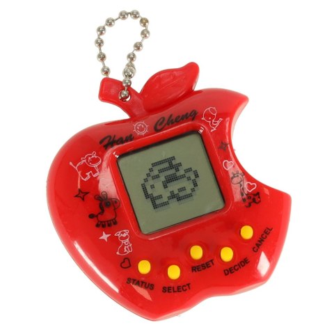 TAMAGOTCHI GRA ELEKTRONICZNA DLA DZIECI JABŁKO CZERWONY