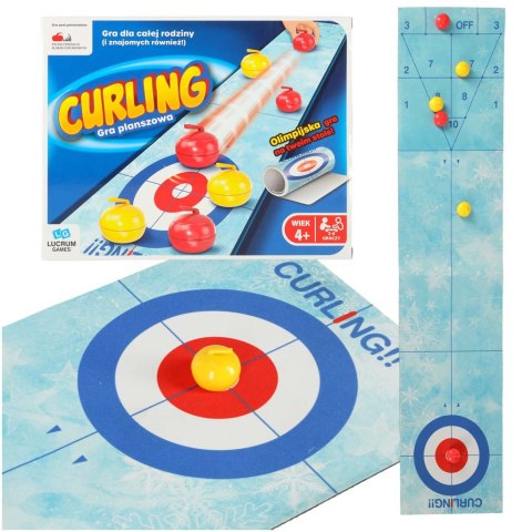 CURLING GRA PLANSZOWA ZRĘCZNOŚCIOWA LUCRUM GAMES 4+