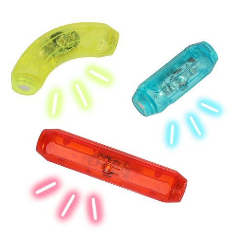 KLOCKI MAGNETYCZNE LED MAGNETIC STICKS DUŻE PATYCZKI ŚWIECĄCE DLA MAŁYCH DZIECI 76 ELEMENTÓW
