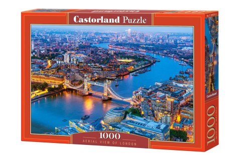 PUZZLE UKŁADANKA 1000 ELEMENTÓW WIDOK Z LOTU PTAKA NA LONDYN 68 X 47 CM CASTORLAND