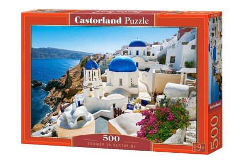 PUZZLE UKŁADANKA 500 ELEMENTÓW LATO NA SANTORINI 9+ CASTORLAND