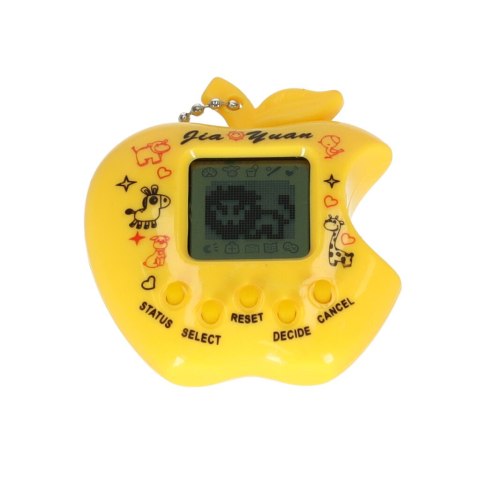 TAMAGOTCHI GRA ELEKTRONICZNA DLA DZIECI JABŁKO ŻÓŁTY