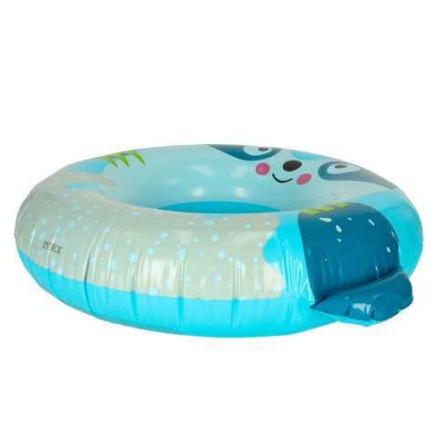 INTEX 59266 KÓŁKO DO PŁYWANIA KOŁO DMUCHANE PONTON PLAŻOWY LENIWIEC MAX 40KG