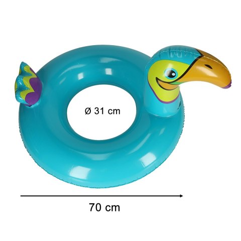 KÓŁKO DO PŁYWANIA KOŁO DMUCHANE TUKAN 70CM MAX 40KG