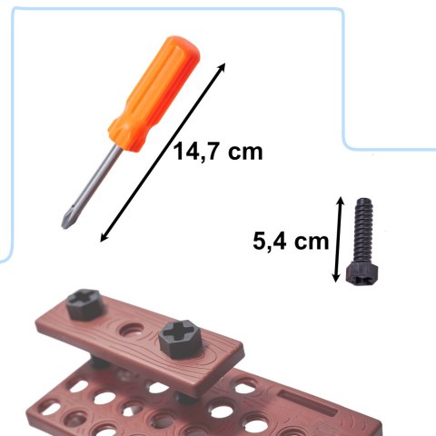 NARZĘDZIA DLA DZIECI WARSZTAT Z NARZĘDZIAMI 48 ELEMENTÓW