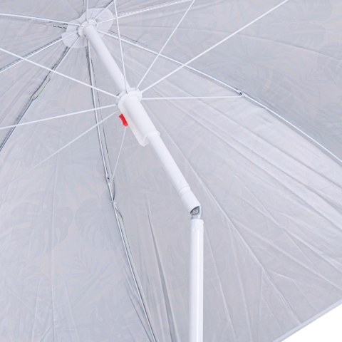 PARASOL OGRODOWY PLAŻOWY REGULOWANY 150CM ŁAMANY LIŚCIE