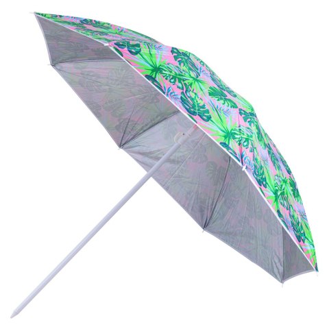 PARASOL OGRODOWY PLAŻOWY REGULOWANY 150CM ŁAMANY LIŚCIE