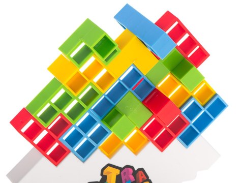 GRA ZRĘCZNOŚCIOWA MONTESSORI GRA LOGICZNA UKŁADANKA BALANSUJĄCA KLOCKI TETRIS